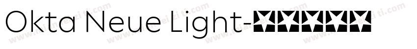 Okta Neue Light字体转换
